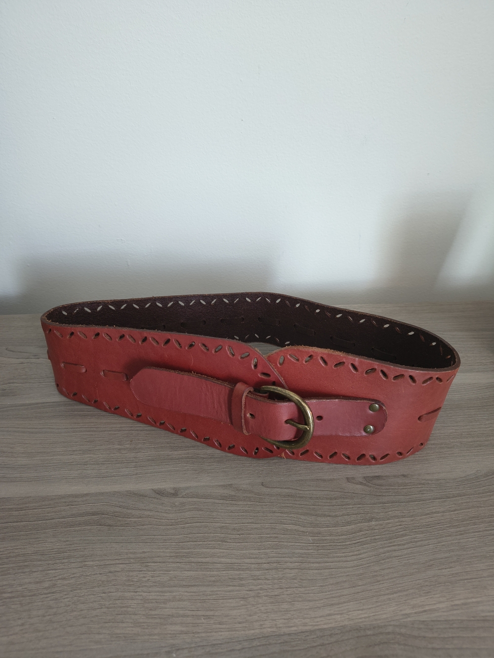Lucky Penny Leather Belt
